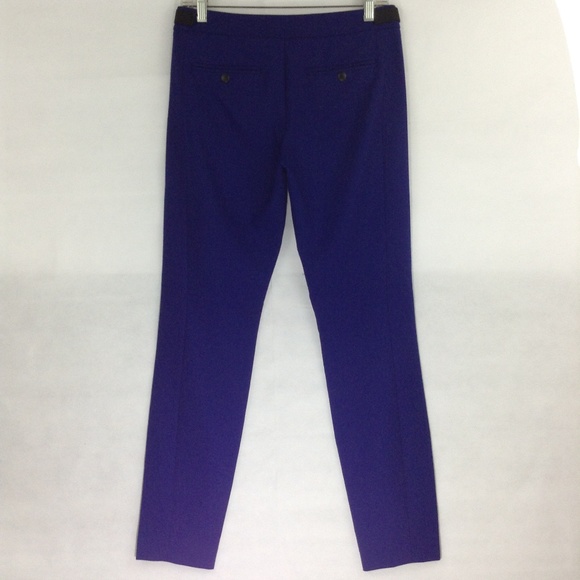 Club Monaco Royal Blue Wool Blend Slim Pants - Picture 2 of 6